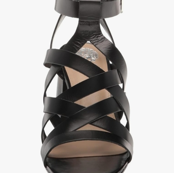 Vince Camuto Black Strappy Women's Sandals Size 5 NWT - Picture 6 of 13